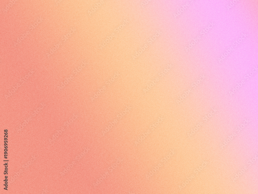 Fototapeta premium Sanfter Peach-Rosé Farbverlauf mit feiner Körnung
