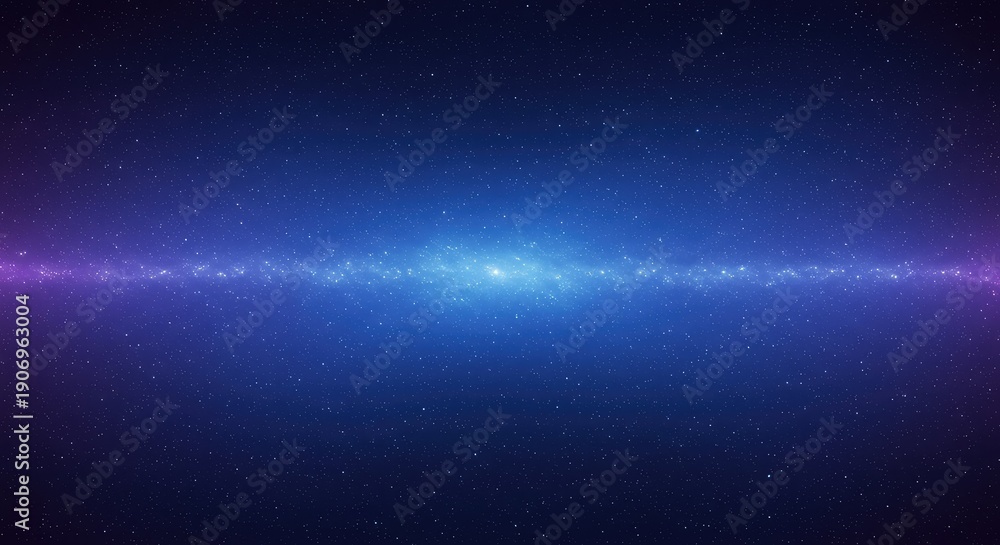 Fototapeta premium A vast, deep blue and purple cosmic void stretching into infinity. This seamless texture provides an endless digital backdrop for design projects ,open ,clean ,copy space