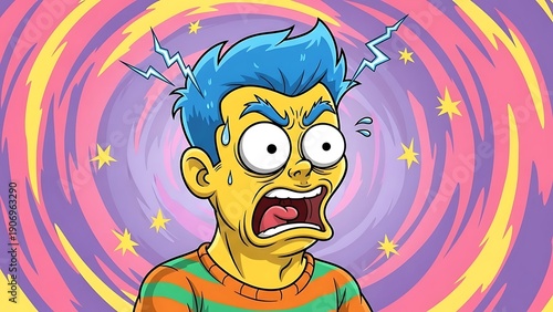 Shocked Cartoon Character