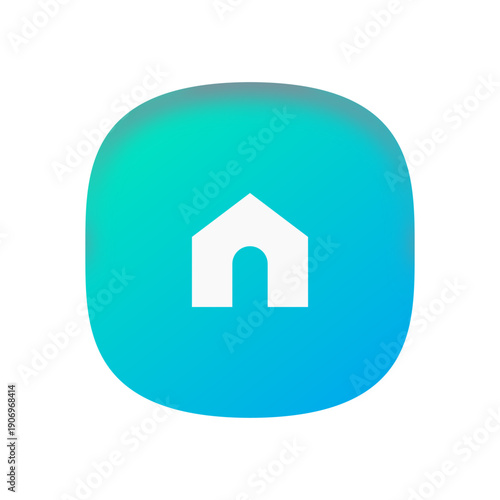 App Interface Home Icon for iOS and Android Design
