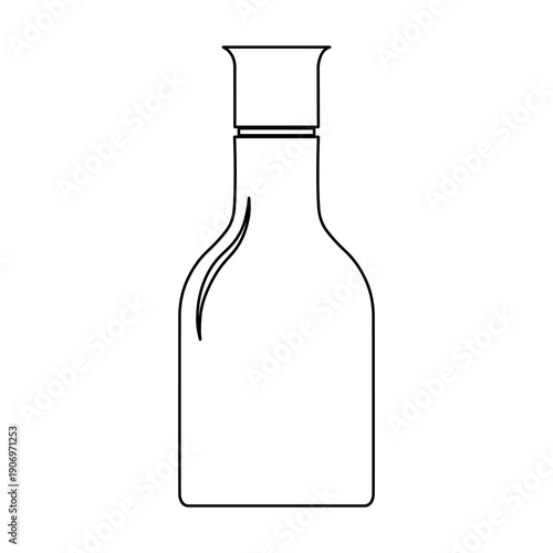 The bottle symbol icon can be used for MOCAF oil products, skincare, or other liquid products.