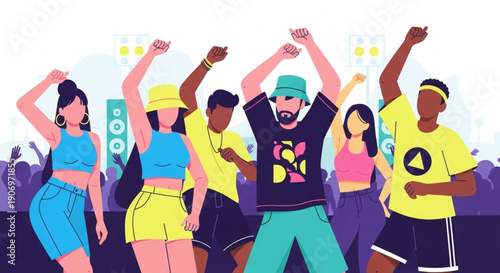 group of people holding hands