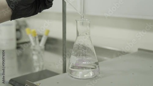 Erlenmeyer Flask in Laboratory 4k