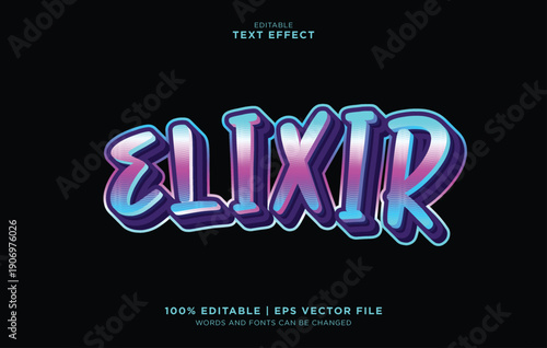 Editable Islamic Text Effect Vector File for Graphic Design