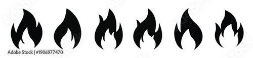  fire icon set fire sign and symbol fire flame symbol