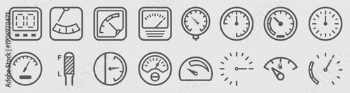 gauge meter icon