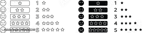A blurry image of social media reaction buttons and ratings on a white background