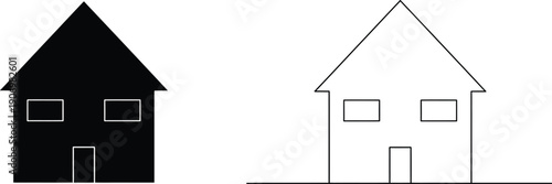 Simple House Design Icons