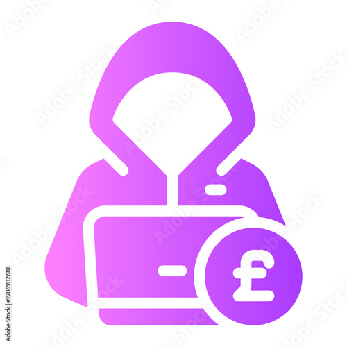 pound gradient icon