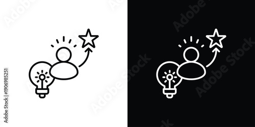 Enthusiasm Icon Sheet Multiple Style Collection Isolated Vector