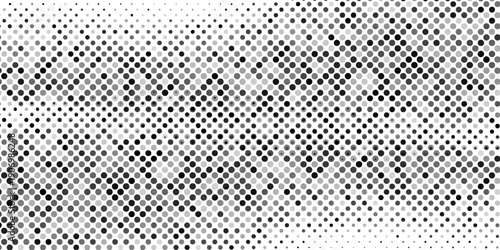 Transparan Dotted halftone gradient texture. Vanishing polka dot background. Repeating dots gradation. Eps10 vektor