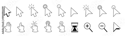 Arrow pointer cursor. Mouse computer. For computer.