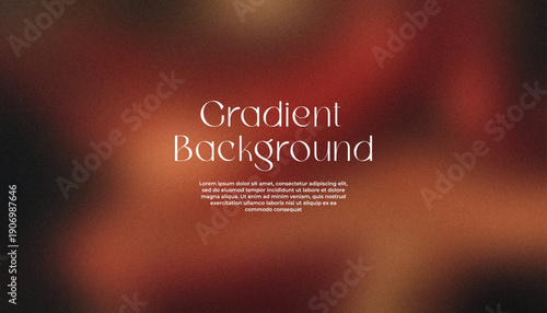 Gradient red orange background design template for banner poster vector
