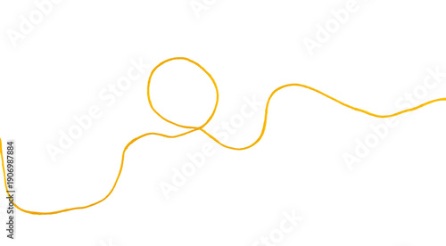 Threads on a white background. Selective focus. Isolate.