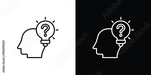 Curiosity Icon Sheet Multiple Style Collection Isolated Vector