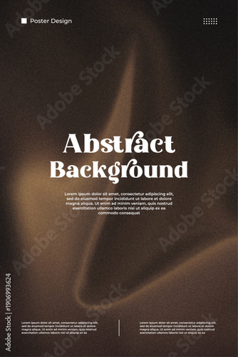 Bstract brown gold gradient background design for poster banner vector
