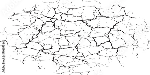 Cracked Earth Texture Background Abstract Pattern.