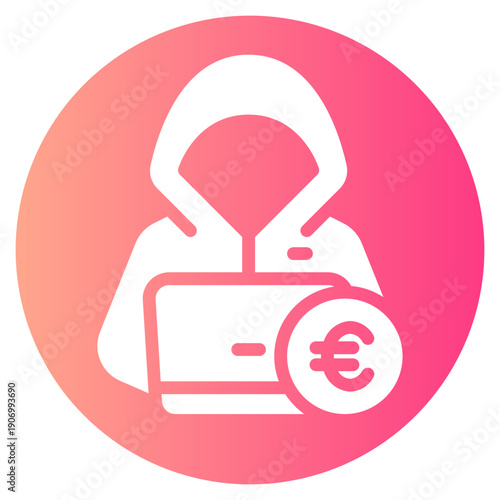 euro gradient icon