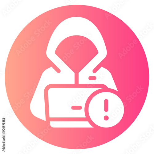 warning gradient icon