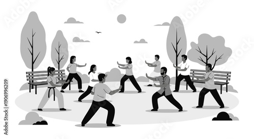 A serene minimalist scene evokes calmness, perfect for relaxation or contemplation spaces.