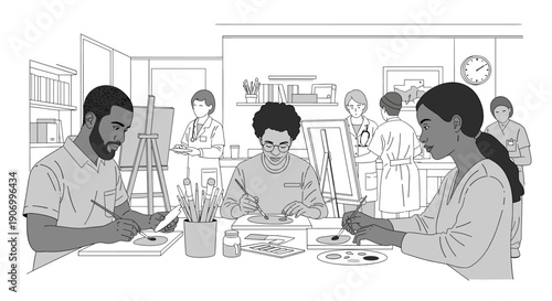 A simple chef illustration evokes professionalism and culinary expertise, ideal for restaurant branding.