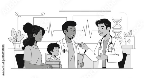 A minimalist illustration evokes focus and productivity, ideal for business presentations or websites.