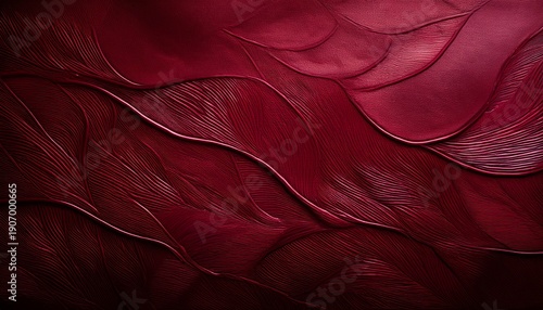 Deep Burgundy And Red Abstract Textured Background