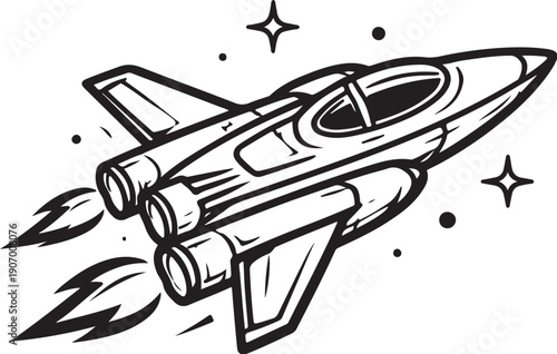 Passenger Airplane Icon Black And White.eps