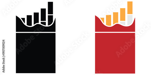 No fire, no lighter, no smoking icon design, vector illustration eps 10