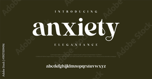 Abstract Fashion lowercase font alphabet. Minimal modern urban fonts for logo, brand etc. vector illustration.
