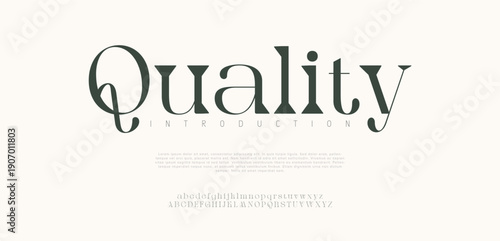 Quality abstract and modern font alphabet logo. Typography beauty fashion elegant minimalist serif italic fonts decorative wedding vintage retro logos. vector illustration
