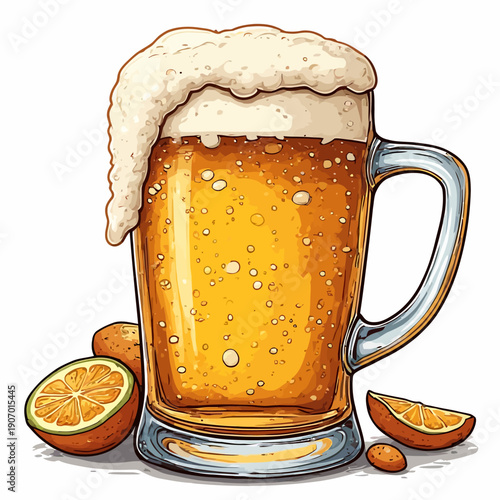 very cool beer drink design