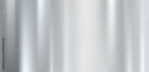 Brushed Stainless Steel Texture with Vertical Grain and Gradient Light Reflection for Industrial, Architectural, and Modern Product Design Backgrounds