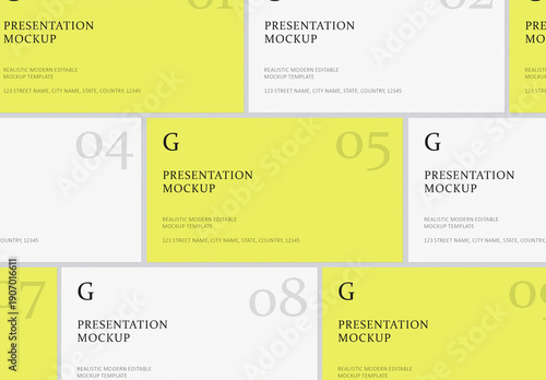 Brand Guideline Presentation Mockup