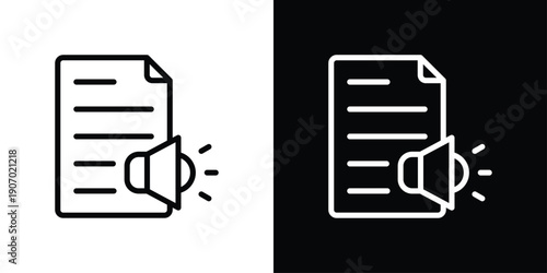Transcript Icon Sheet Black And White