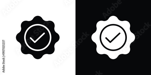 Verified Icon Sheet Black And White