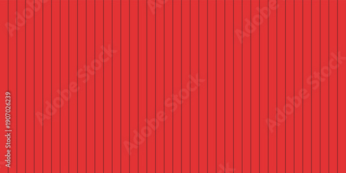 Panorama of Red Corrugated metal background and texture surface or galvanize steel