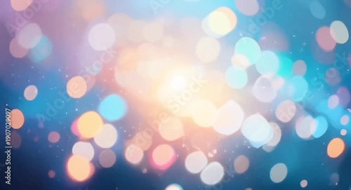 Colourful bokeh light particles glowing and shifting.4k video.


