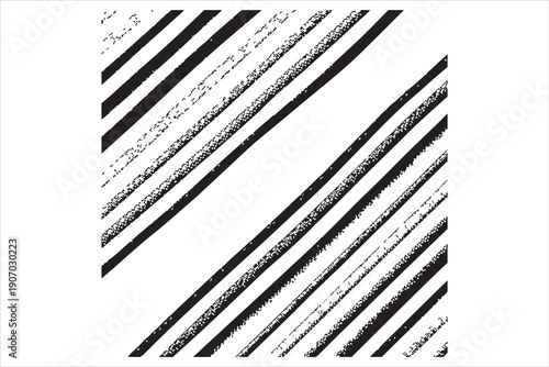 Abstract Halftone Dots Gradient Background – Black and White Vector