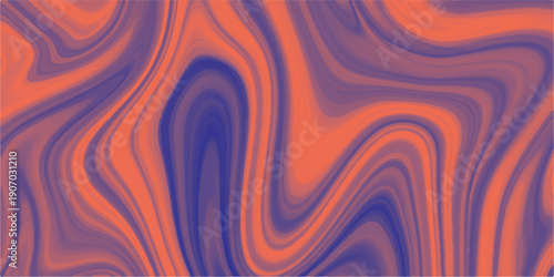 Abstract red and orange background design featuring a digital fractal wave with a colorful swirl pattern and energy motion texture for an artistic wallpaper backdrop