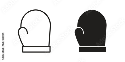 Boxing glove icon. Trendy Flat style for graphic design, Website, UI. EPS10