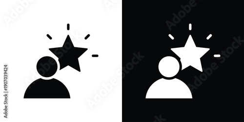 Talent Icon Sheet Multiple Style Collection Isolated Vector