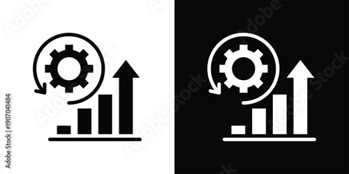 Development Icon Sheet Black And White