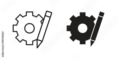 Customization icon. Trendy Flat style for graphic design, Website, UI. EPS10