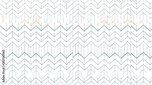Subtle geometric pattern consists of thin grey zig-zag lines forming a complex repeating texture suitable for sophisticated background designs.