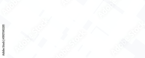 Abstract background with white and gray color technology modern background design . Geometric background with squares in bright light with soft shadows as pattern. Template for branding business .