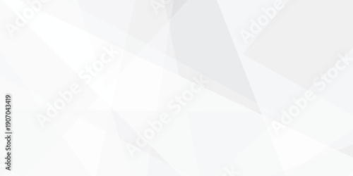 Abstract background with white and gray and geometric style with simple lines and corners design .