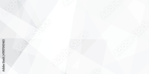 Abstract background with white and gray and geometric style with simple lines and corners design .