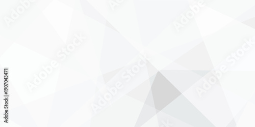 Abstract background with white and gray and geometric style with simple lines and corners design .
