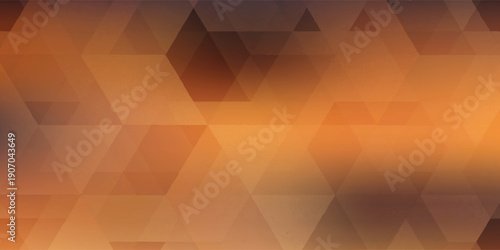 Warm Geometric Abstract Background With Orange Gradients And Triangles For Design Projects